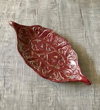 Vintage Platter Large Tuscan-Style Decorative Centerpiece Table Decor