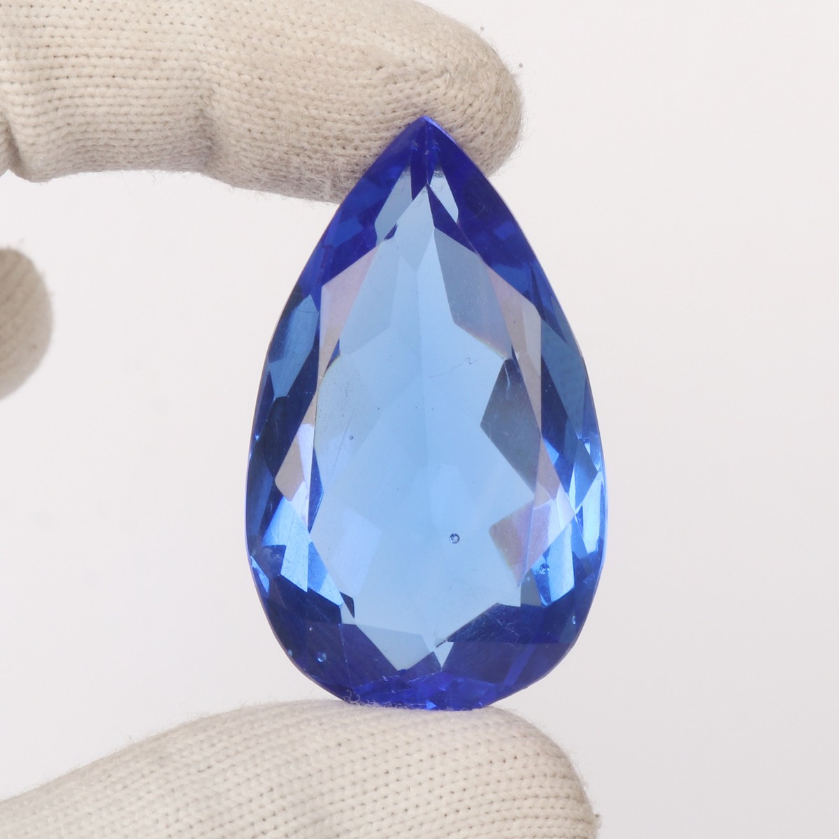 Topaz Stone Perfect Pear Shape Blue Loose Gemstones For
