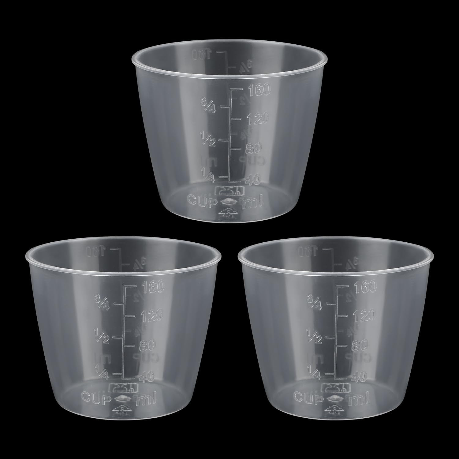 3Pcs Rice Measuring Cups, 160Ml Transparent Rice Cooker Cup, Replacement for Mea