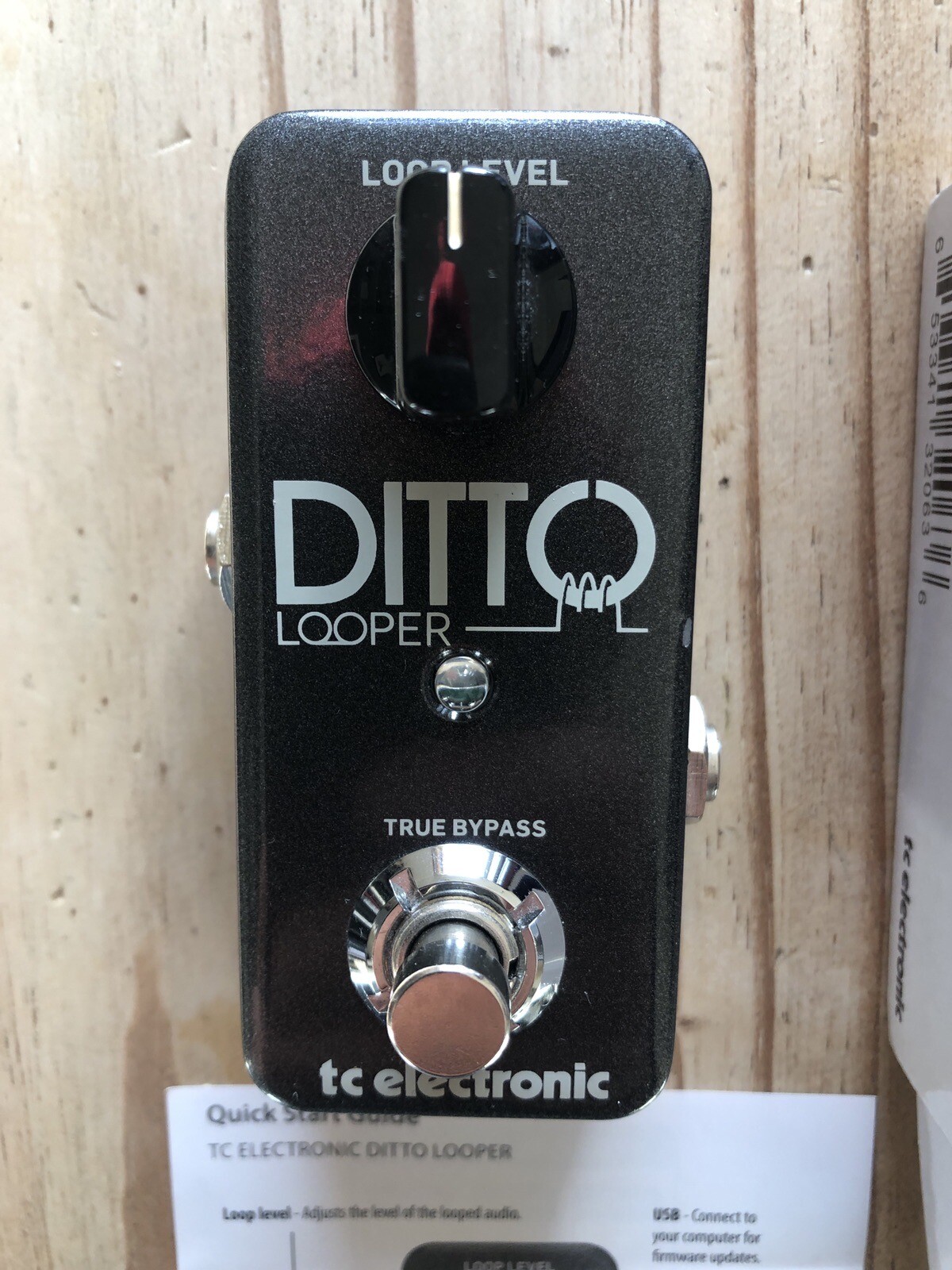 TC Electronic Ditto Looper Guitar Effects Pedal Black 5706622011350