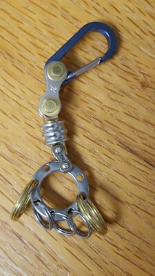 Titanium Carabiner, Snap Spring Hook Clip, EDC Keychain, Key Ring