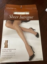 Sheer Intrigue Ultra Sheer Control Top Size F
