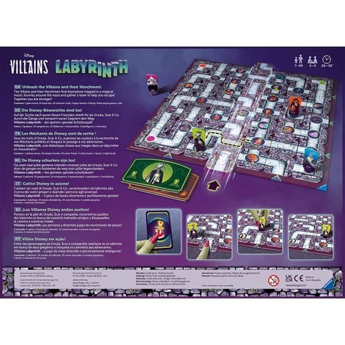 Das verrückte Labyrinth - Disney Villain - Ravensburger Brettspiel - 2-4 Spieler - Bild 2 von 2