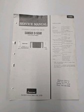 Sansui D-55m Stereo Cassette Deck Silver And Black Model Service Manual D-5196