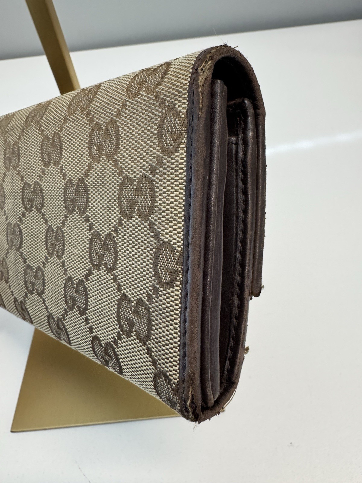 Gucci GG Canvas Long Bifold Wallet 33854 thumbnail 10