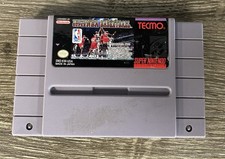 Tecmo Super NBA Basketball (SNES, 1993) - Tested, Working - Cartridge Only 