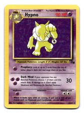 Hypno (23) Unlimited Rare Fossil 23/62 NM 1999 Pokemon Trading Card Game