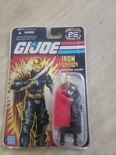 GI JOE 25th ANNIVERSARY IRON GRENADIER LEADER DESTRO 3.75  FIGURE FOIL CARD