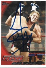 JACK SWAGGER (Jake Hager) - Wrestler - WWE RAW - Autograph Trading Card