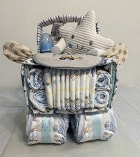 Custom Diaper Jeep Cake For Baby Shower, Gender Reveals, and Any Occasion