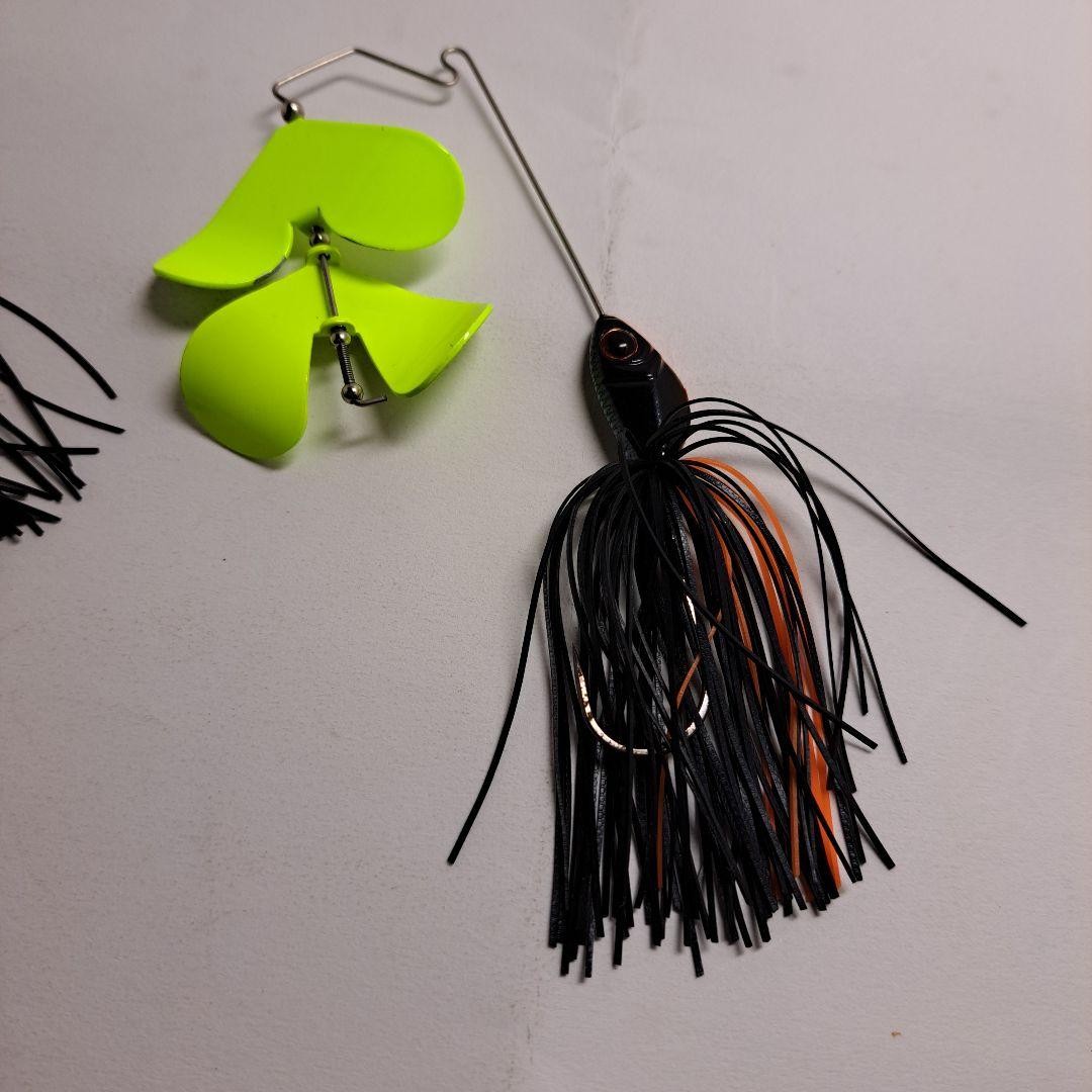 Evergreen Bubble Tornado Buzzbait 1/2oz & 3/8oz Set, Hard Lure, Used - Image 2