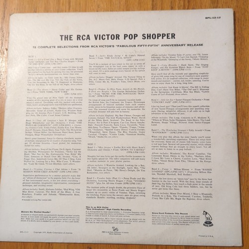 VARIOUS The RCA Victor Pop Shopper 1955 Vinyl LP RCA SPL-12-13 - Picture 2 of 4