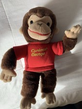 Curious George Red Shirt Stuffed Animal Collectable