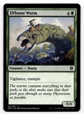 MTG Elfhame Wurm Dominaria United 161/281 Regular Common
