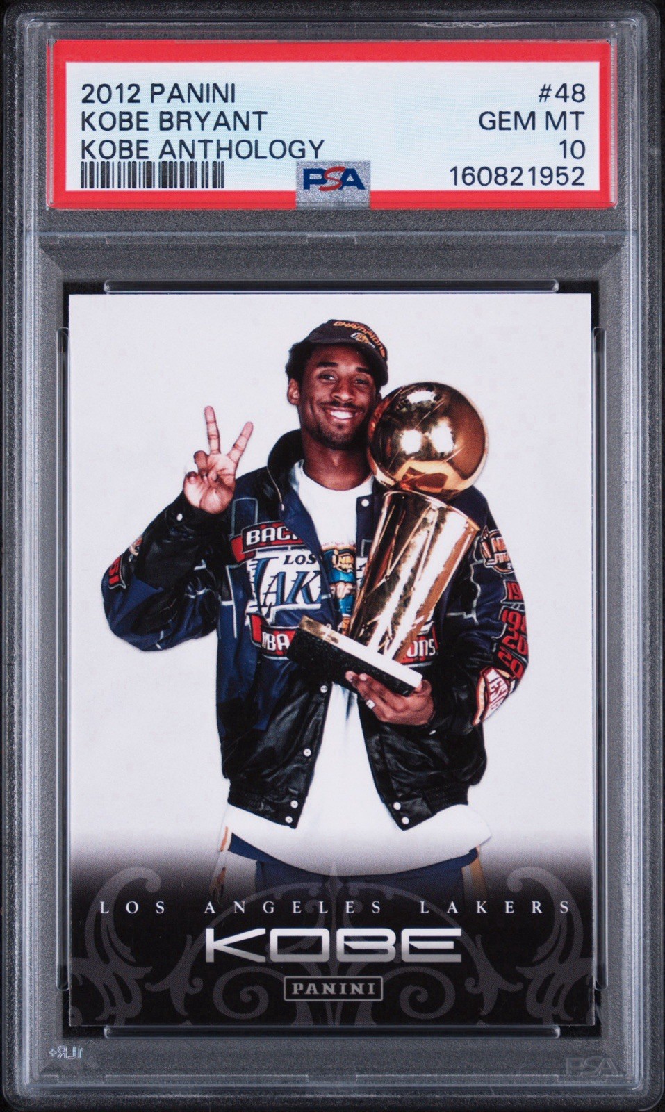 2012 PANINI KOBE ANTHOLOGY #48 KOBE BRYANT PSA 10