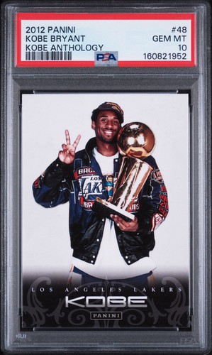 2012 PANINI KOBE ANTHOLOGY #48 KOBE BRYANT PSA 10