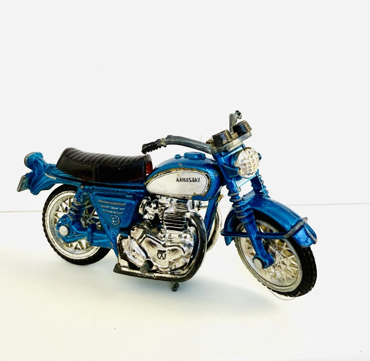 Moto Suzuki 750 RG Polistil 1:15 – Vintage Italie Années 70 – Avec Support
