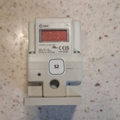 SMC ITV1010-311N4-X26 Electro-Pneumatic Pressure Regulator 24V 0-10V 15psi N4