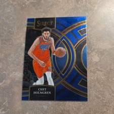Panini Select Chet Holmgren #160 Blue Prizm Premier Oklahoma City NBA Card