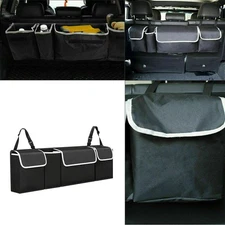 Car Trunk Organizer Oxford Interior Accessories Back 4 Seat Pocket Storage Bag A