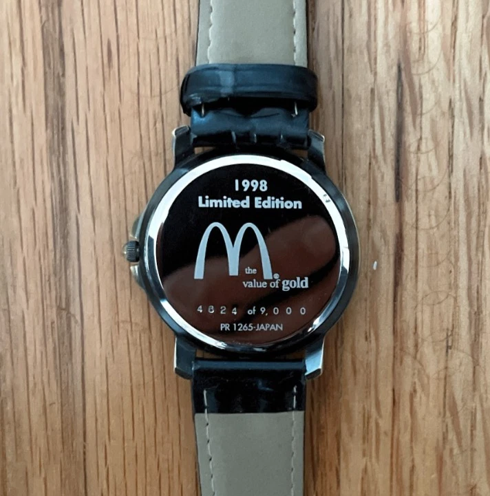 1998 "Value of Gold" Limited Edition McDonald's Men's Wristwatch  - Image 2 of 3