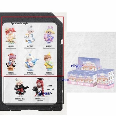 6pcs TNTSPACE Family Memories Series PVC Figures Collectible Toys Limited Models