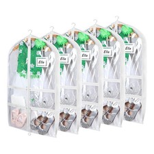 Syeeiex 3" Gusseted Dance Costume Garment Bag 5 Pack , 40'' Dance Garment Bag...