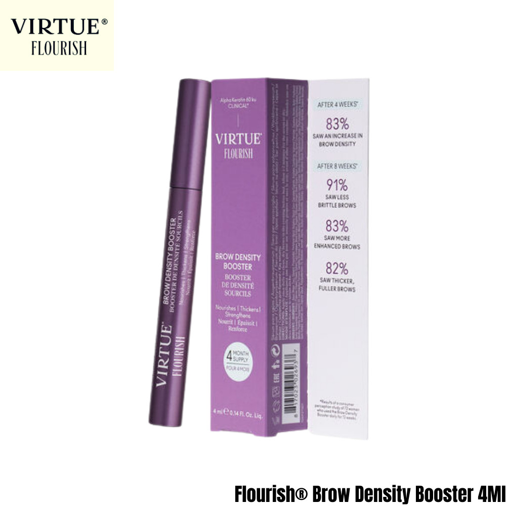 VIRTUE Flourish Brow Density Booster 4ml 4 Month Supply ~ RRP £76 ~ BNIB