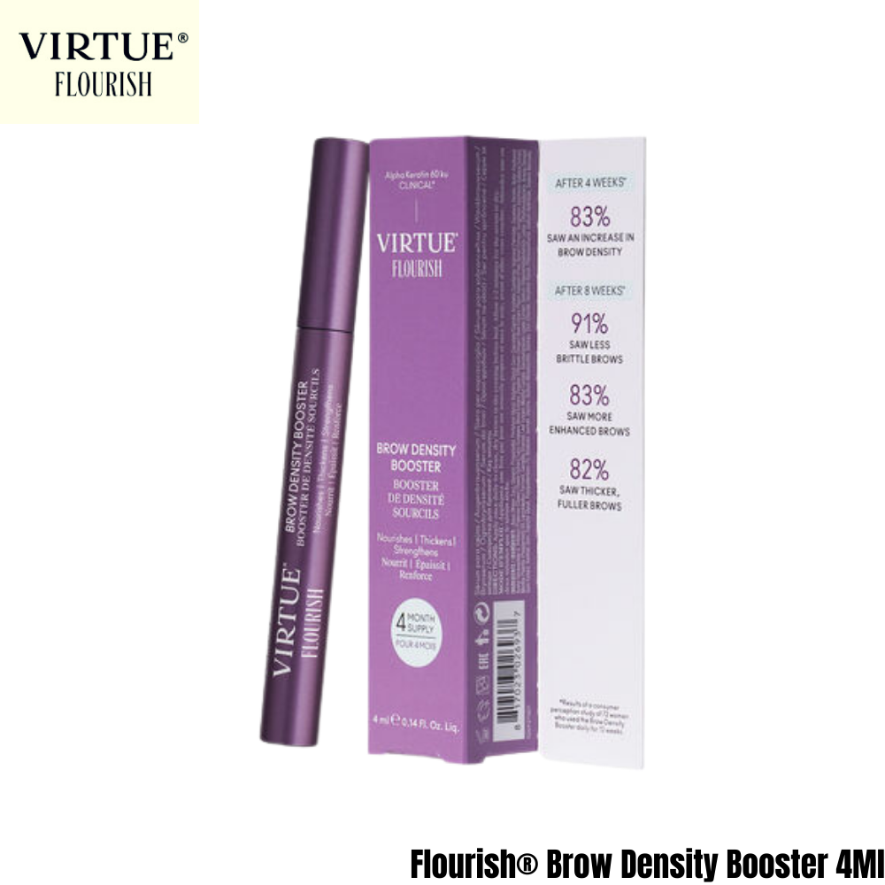 VIRTUE Flourish Brow Density Booster 4ml 4 Month Supply ~ RRP £76 ~ BNIB