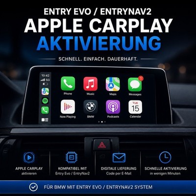 Apple CarPlay Freischaltung für BMW EntryNav2 WAY & EntryEvo