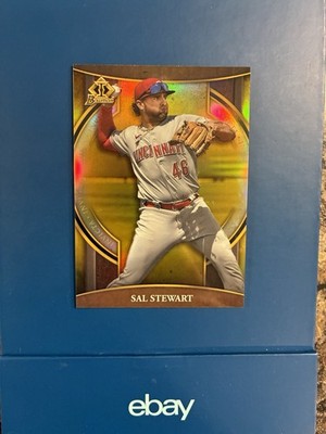 Sal Stewart 2023 Bowman Chrome Gold Invicta /50