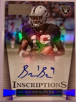 2014 Panini Hot Rookies Inscriptions #I-BB Brice Butler Auto Holo