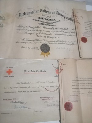 Antikes Diplom Urkunde Um 1920 Seltene Dokumente Urkunden Nachlass 