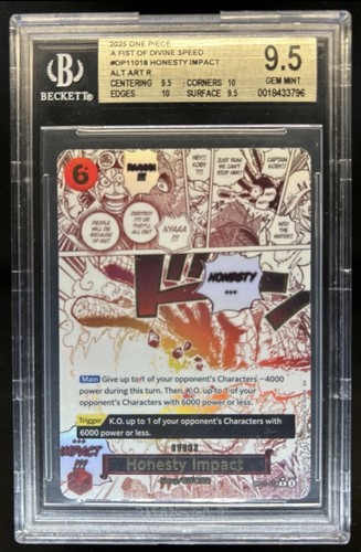 Honesty Impact (Alternate Art) graded BGS 9.5 for sale on eBay