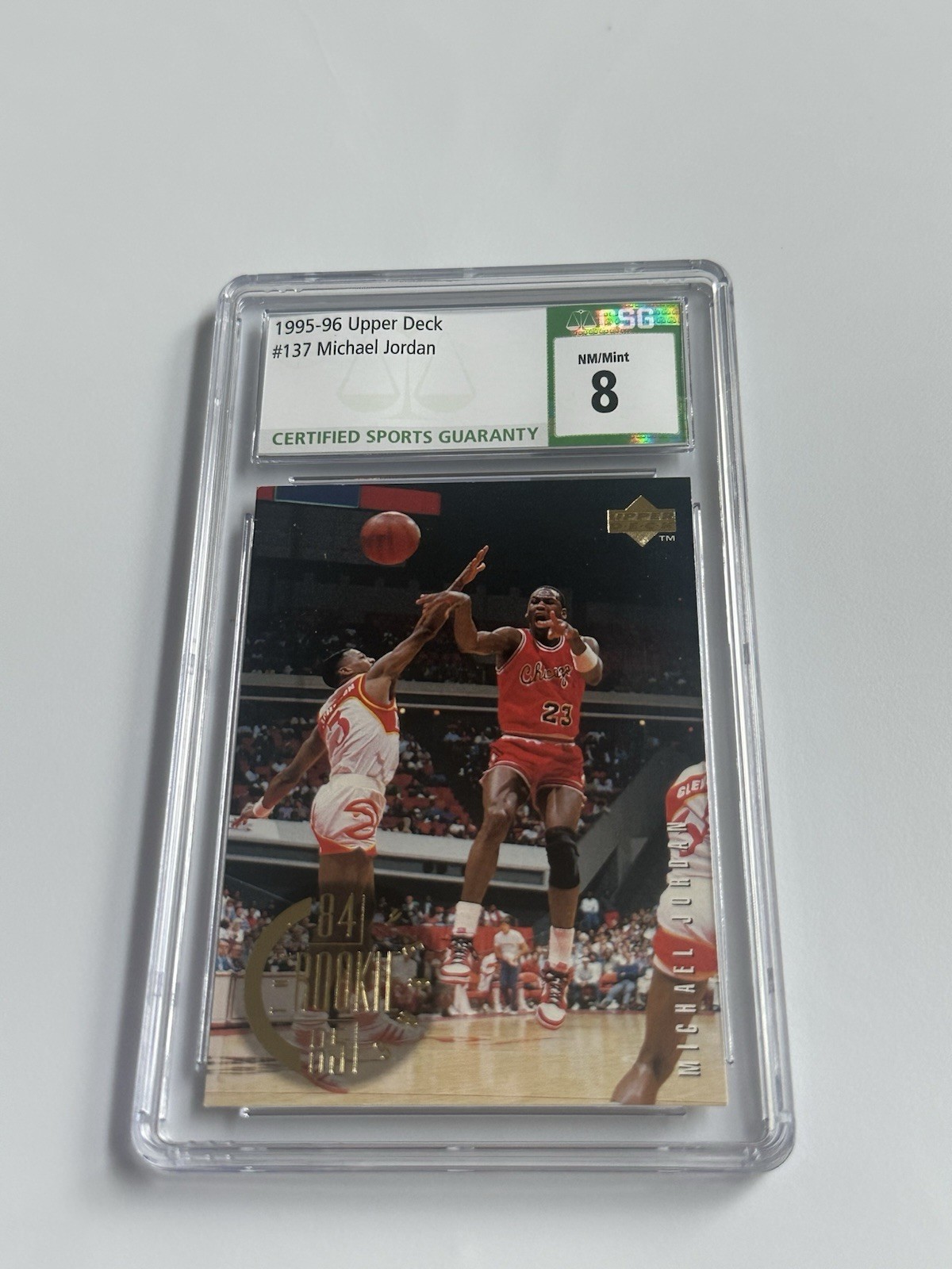 1995-96 Upper Deck - The Rookie Years Michael Jordan #137 Gold Electric Court