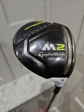 Taylormade M2 2017 18 Degree 5 Wood Upgraded ALDILA Ascent Stiff Shaft (3 7 9)