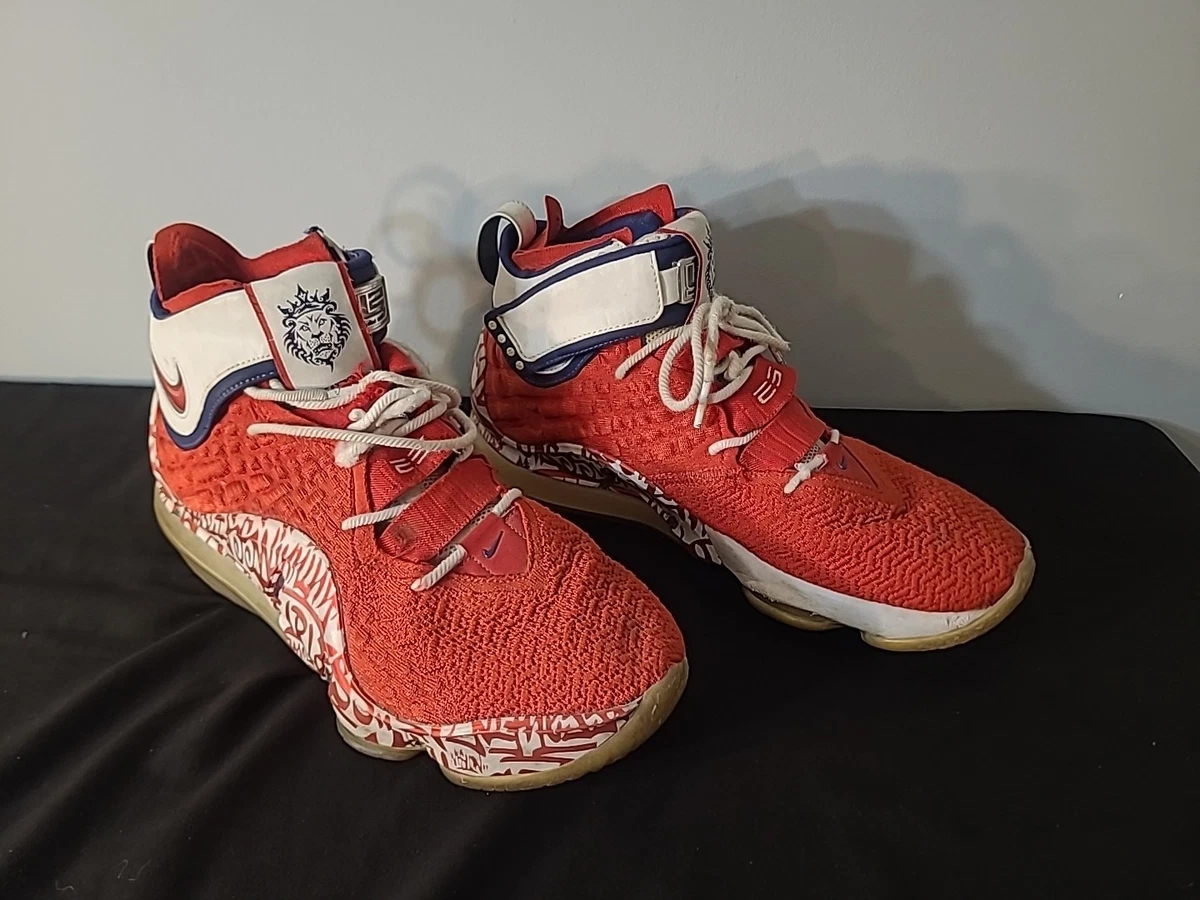 Preços baixos em Nike LeBron 17 LeBron 4 Red Graffiti | eBay