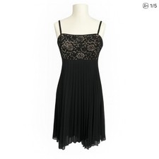 Kathy Roberts Vintage Slip Dress Mini Pleated Whimsygoth 90s Y2K