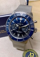 Breitling Superocean Heritage B01 Chronograph 42 Blue AB0156161C1A1 Unworn 2026