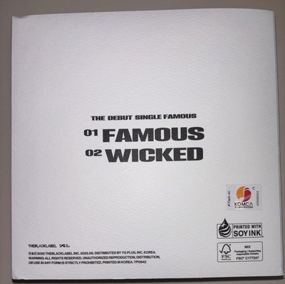 All Day Project [FAMOUS] All Member Autographed Signed Album ADP