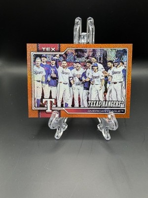 Texas Rangers 2026 Topps Series 1 Rangers Team Orange Sandglitter /25