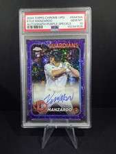 2024 Topps Chrome Update Series - Autographs Kyle Manzardo #RA-KMA Purple...