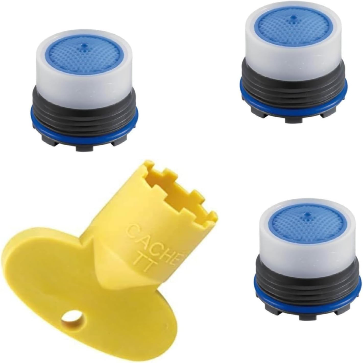 Kit Risparmio 3 Aeratori M16,5x1 mm + Chiave Montaggio | Ricambi