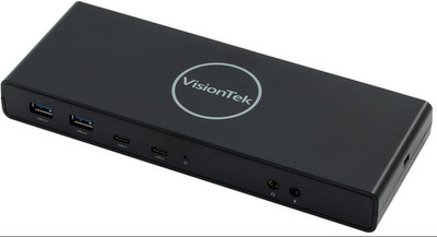 New Sealed VisionTek VT4500 Dual Display 4K USB 3.0 and USB-C Docking Station