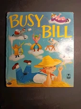 Vintage Busy Bill Patricia Lynn 1954 Whitman Cozy Corner Book