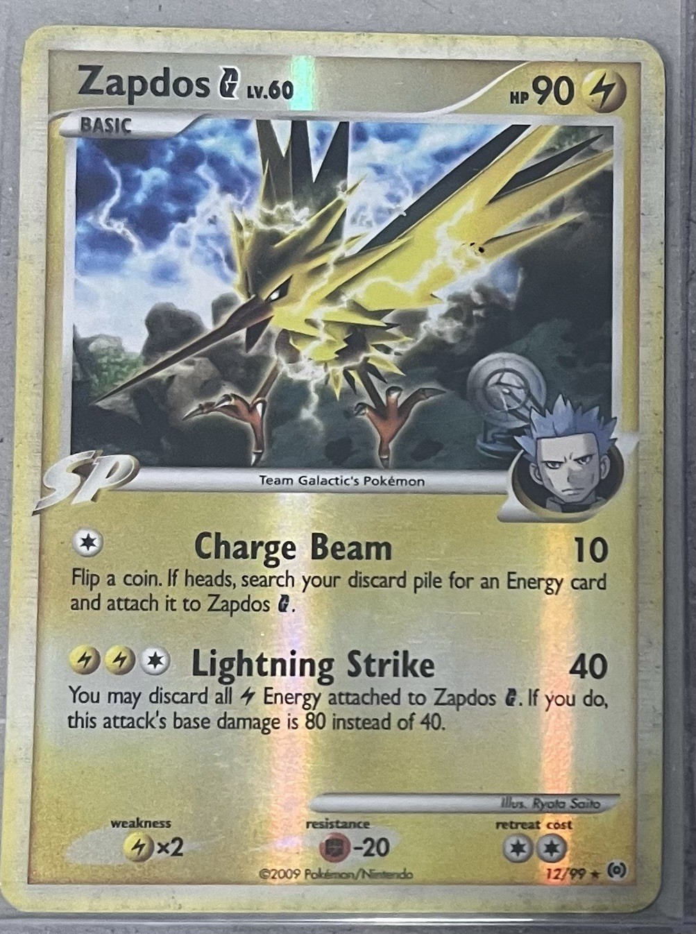Zapdos G 12/99 Arceus Holo 