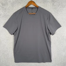 Ten Thousand Versatile Shirt Mens Large Grey Performance Mesh Athletic Tee