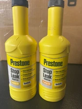 Prestone Stop Leak Additive Engine Oil 12 Fl Oz Synthetic Leak Repair Solution