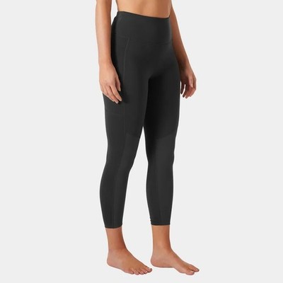 Helly Hansen New Blaze 7/8 Hiking Tights Women's Size SP Ebony Gray Athleisure
