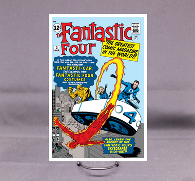 #ad #ad FANTASTIC FOUR #3 METAL COMIC BOOK COVER SIGN PRINT 8quot;x12quot; C64 $16.95